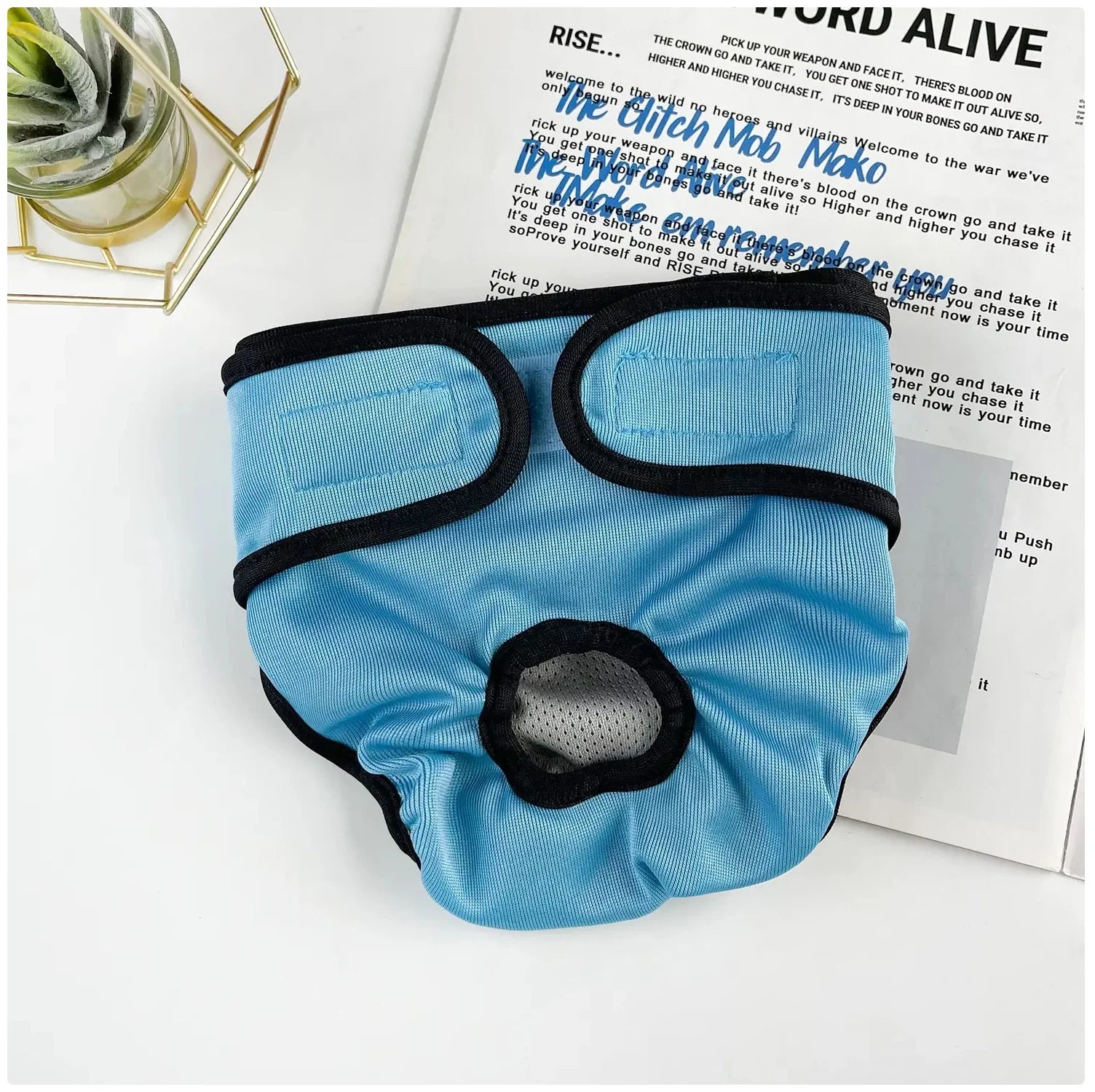 Comfortable and Stylish Reusable Dog Diaper - Adjustable Sanitary Pants for Dogs in Heat