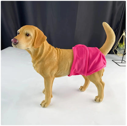 Comfortable and Stylish Reusable Dog Diaper - Adjustable Sanitary Pants for Dogs in Heat