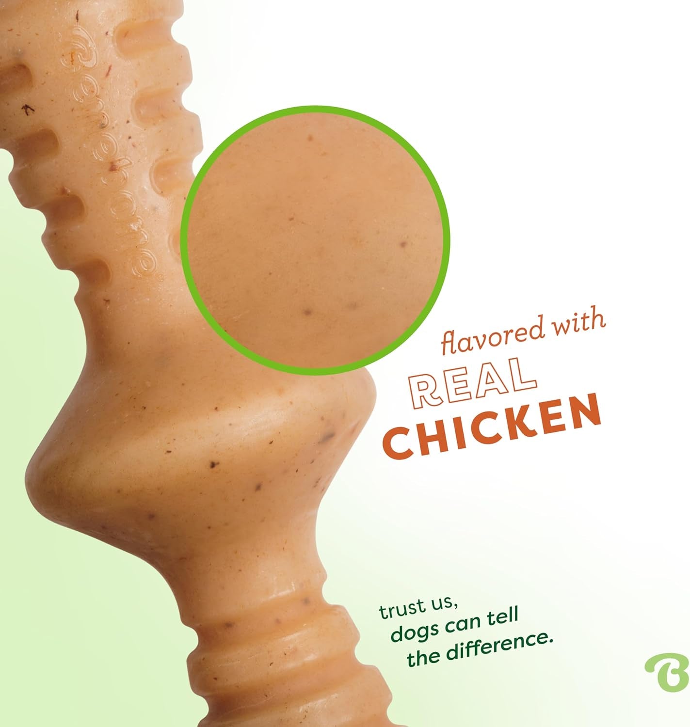 Zaggler Rolling Dog Chew Toy for Aggressive Chewers, Made in USA