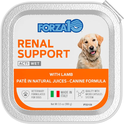 Kidney Care Dog Food – Renal Support Wet Dog Food with Lamb, Low Protein & Phosphorus Formula, Sensitive Stomach, 3.5 Oz Cans, 32 Pack – Vet Formulated, Made in Italy