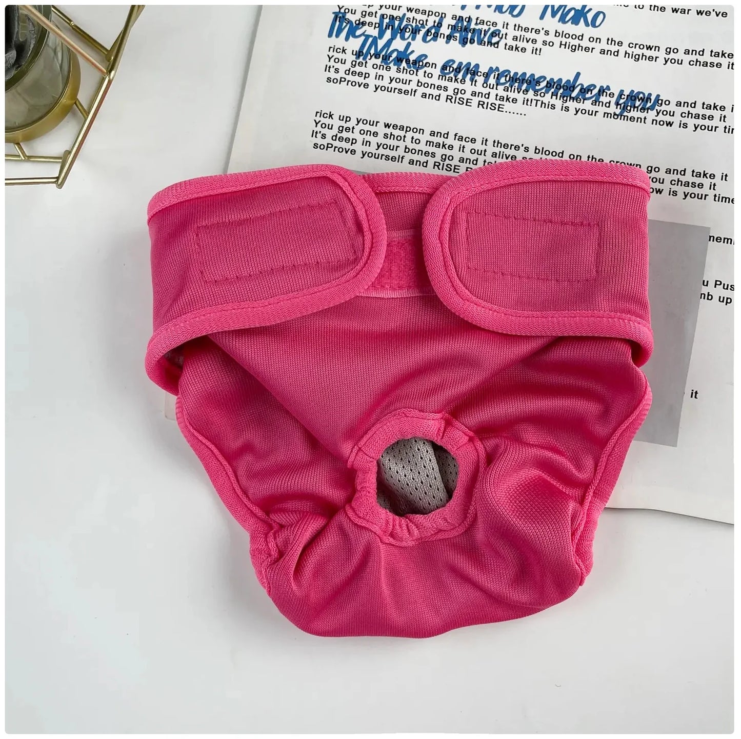 Comfortable and Stylish Reusable Dog Diaper - Adjustable Sanitary Pants for Dogs in Heat