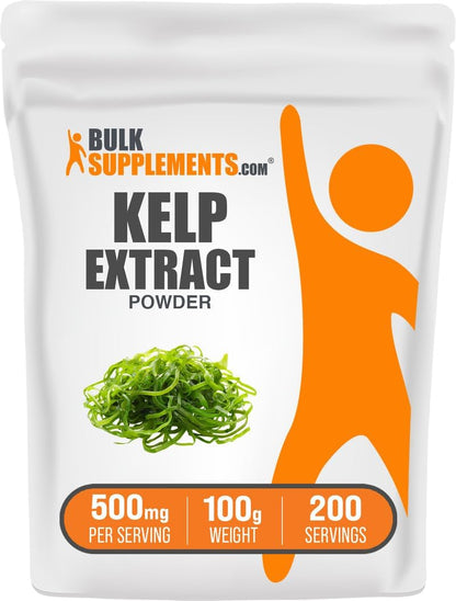 .Com Kelp Extract (Seaweed) Powder - Sea Kelp Supplements - Sea Moss Powder - Seaweed Extract - Algae for Skin - Seaweed Powder - Kelp for Dogs (100 Grams - 3.5 Oz)