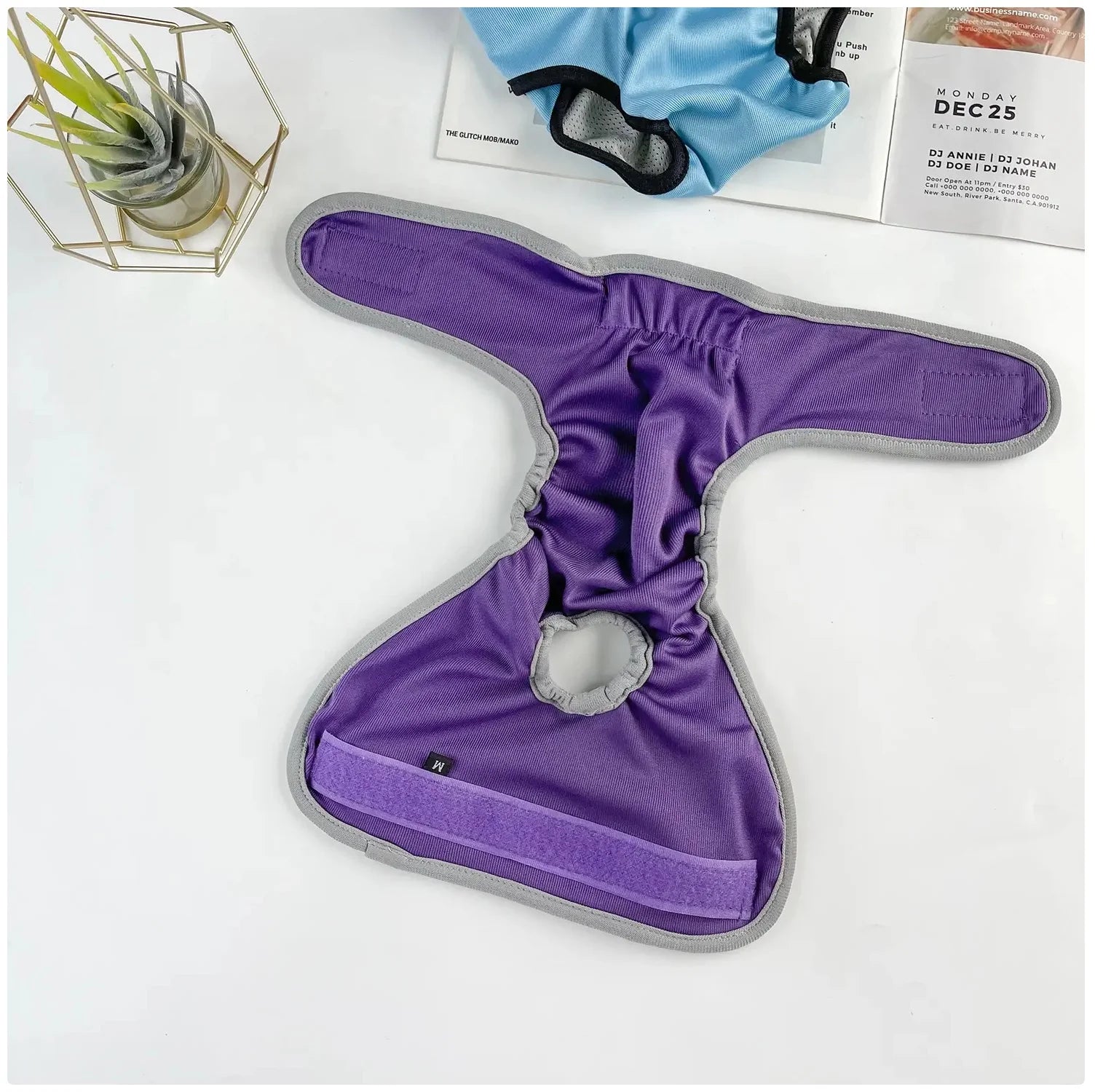 Comfortable and Stylish Reusable Dog Diaper - Adjustable Sanitary Pants for Dogs in Heat