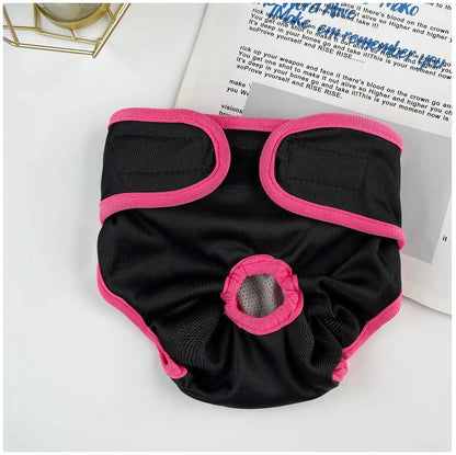 Comfortable and Stylish Reusable Dog Diaper - Adjustable Sanitary Pants for Dogs in Heat