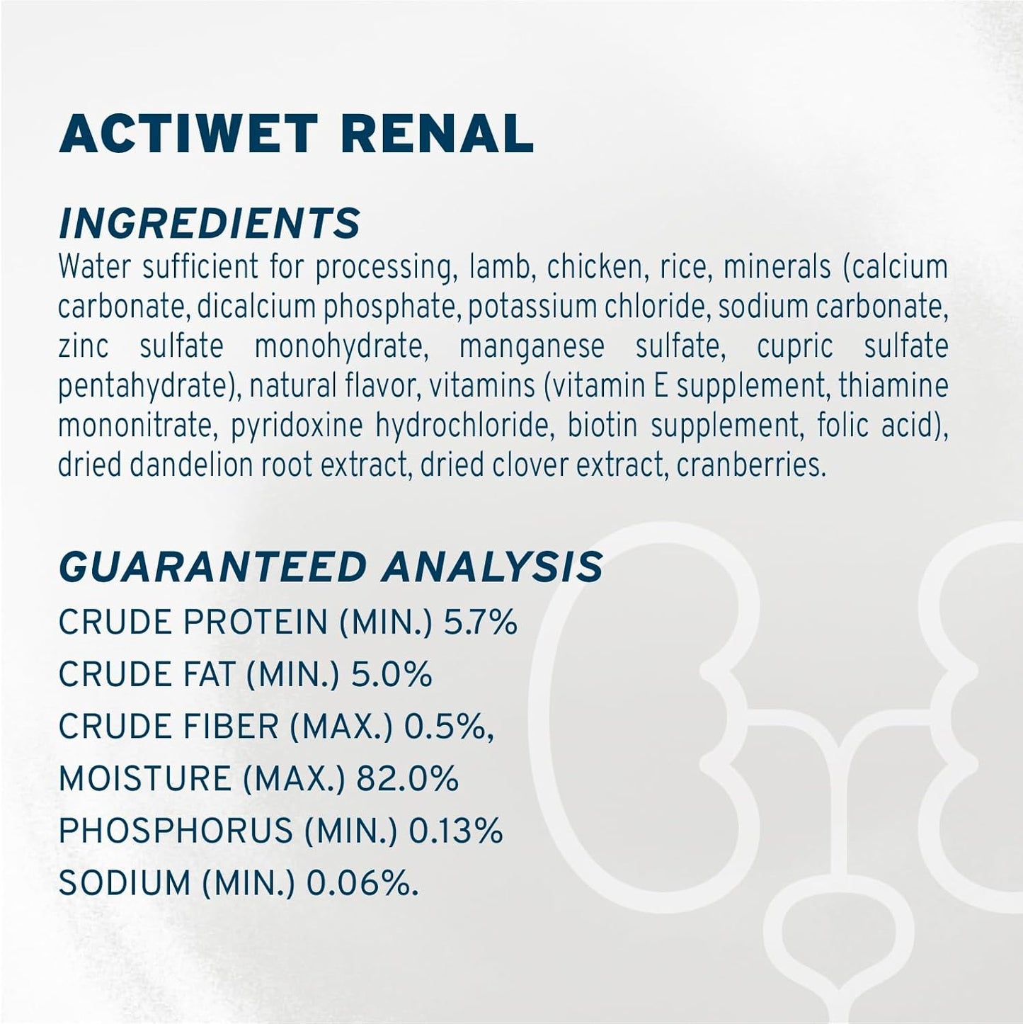 Kidney Care Dog Food – Renal Support Wet Dog Food with Lamb, Low Protein & Phosphorus Formula, Sensitive Stomach, 3.5 Oz Cans, 32 Pack – Vet Formulated, Made in Italy