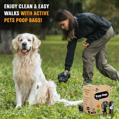 Dog Poop Bag, Extra Thick Dog Waste Bags, Leak-Proof Dog Bags for Poop, Easy-Tear Dog Poop Bags, Strong Doggy Poop Bags, Lavender-Scented Dog Waste Bags Eco-Friendly Doggie Bags for Poop